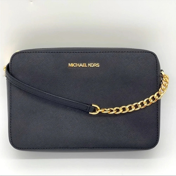 Michael Kors LG EW Croasbody Bag Black - Picture 1 of 9